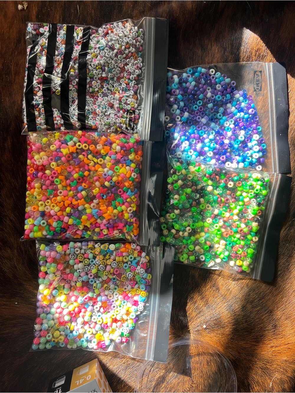 Colorful Kids Craft Bead Assortment - Multicolor